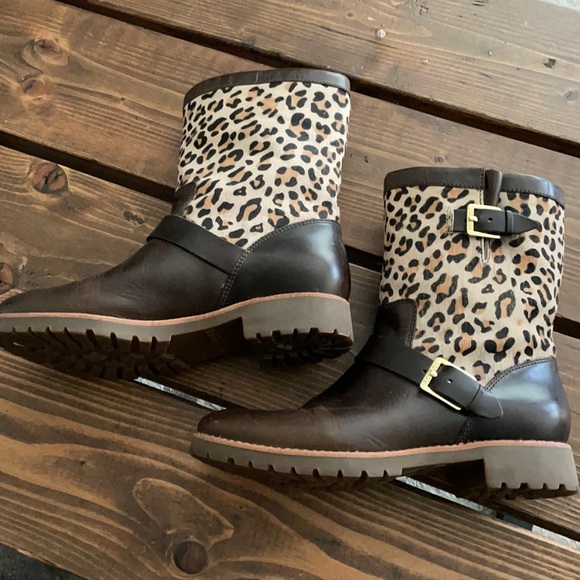 Sperry Shoes - Sperry Leather Cheetah Boots